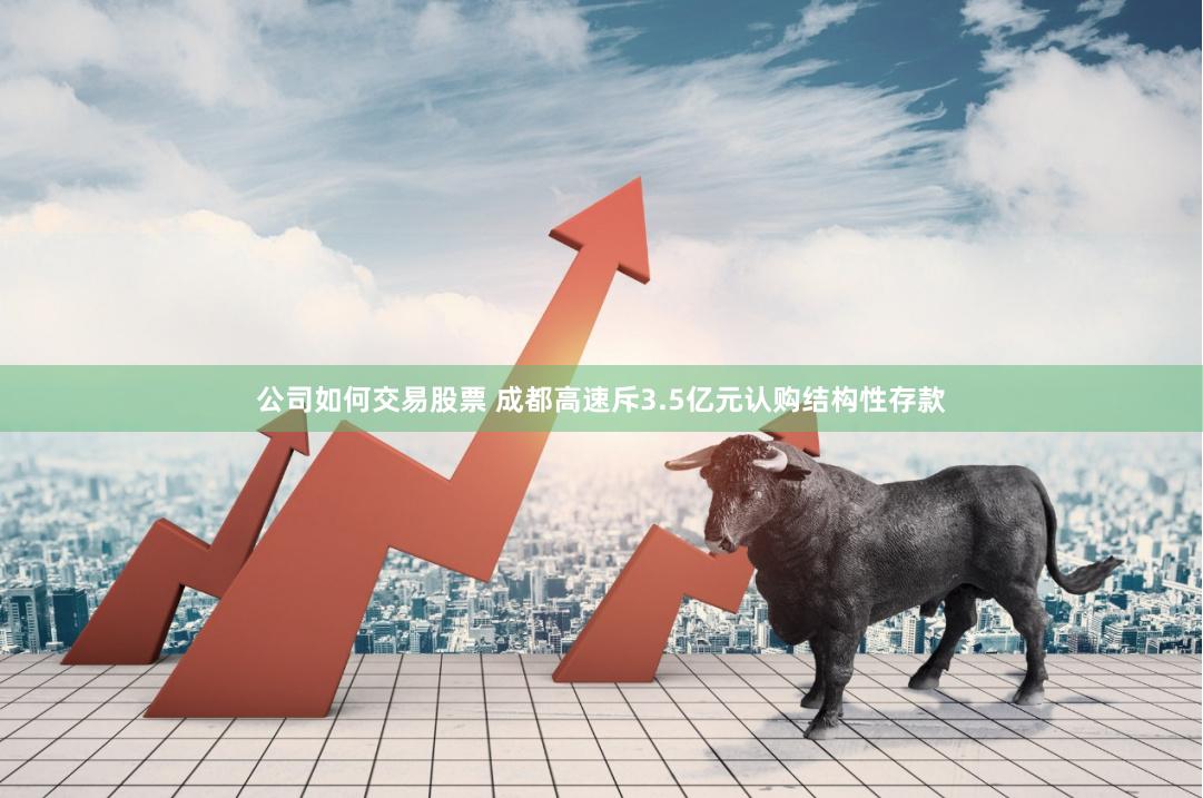 公司如何交易股票 成都高速斥3.5亿元认购结构性存款